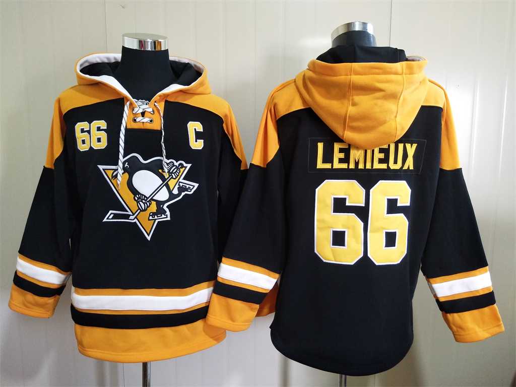 Penguins 66 Mario Lemieux Black All Stitched Pullover Hoodie,We sell and wholesale Penguins 66 Mario Lemieux Black All Stitched Pullover Hoodie on line form chian!